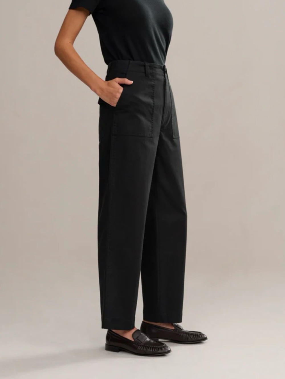 Jenni Kayne Black Utility Trousers